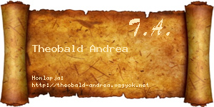 Theobald Andrea névjegykártya