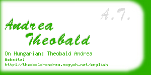 andrea theobald business card